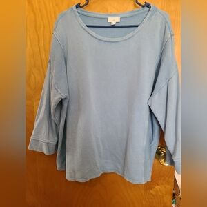 JJill Blue Sweatshirt. Women Size XL